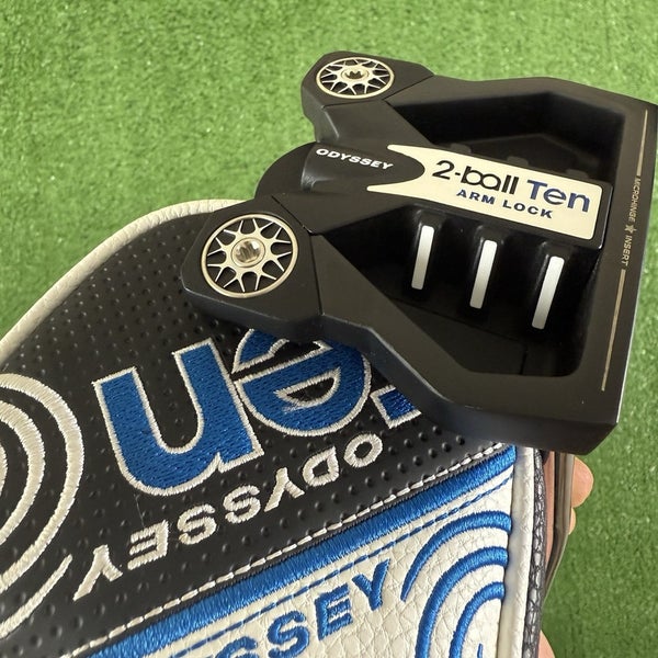 Odyssey 2-Ball Ten Armlock Putter 42" Right Handed With Headcover Mint
