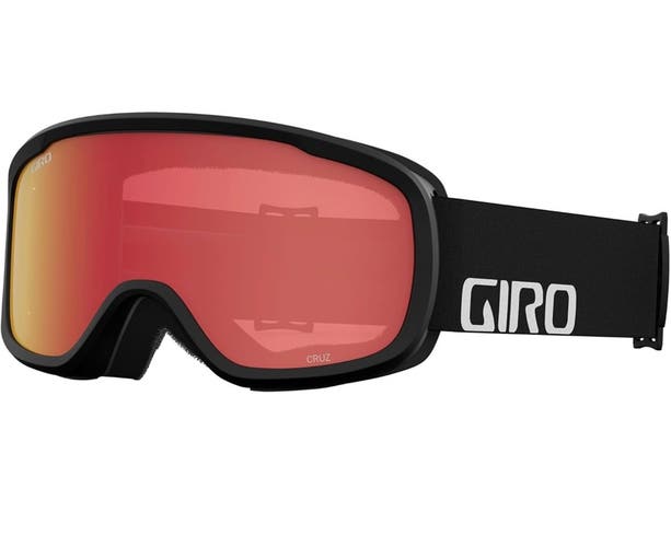 New Youth Giro Cruz Ski Goggles - Amber Scarlet Lens
