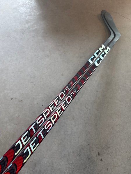 2 PACK 90 Flex P90TM Senior CCM JetSpeed FT5 Pro Left Hand Hockey Stick P90TM Pro Stock (New) NHL