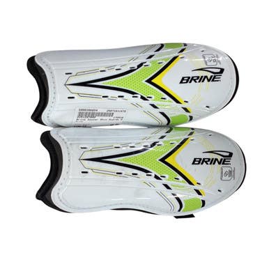 Used Brine Soccer Shin Guards Adult White LG 11479-S000398854