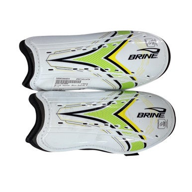 Used Brine Soccer Shin Guards Adult White LG 11479-S000398854