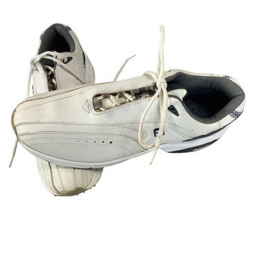 Used Foot Joy Mens Golf Shoes White Senior 10.5 11479-S000398776