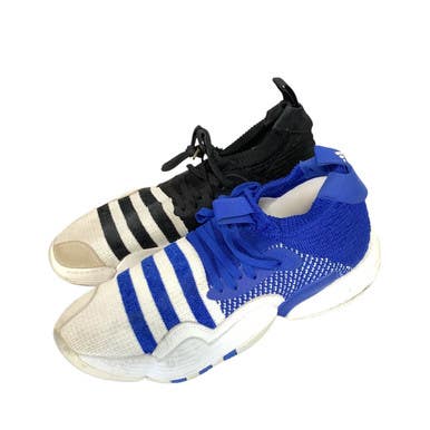 Used Adidas Basketball Shoes M Black And Royal Blue Senior 13 11479-S000398729