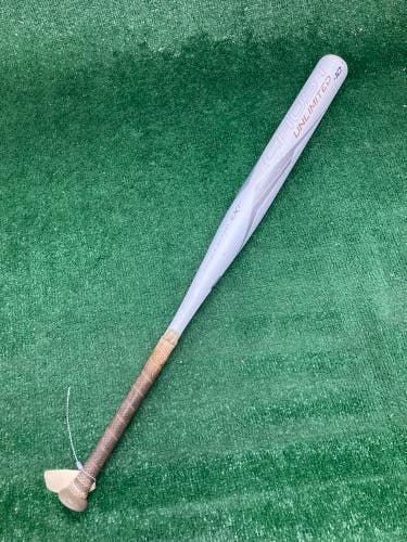 White 2023 Easton Ghost Unlimited Composite Bat (-11) Composite 23 oz 33" (Used)