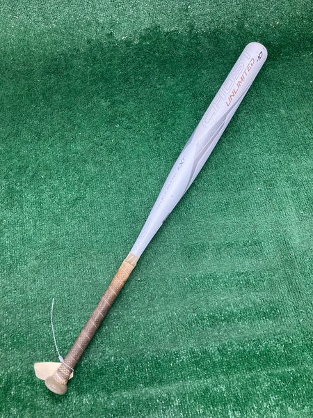 White 2023 Easton Ghost Unlimited Composite Bat (-11) Composite 23 oz 33" (Used)