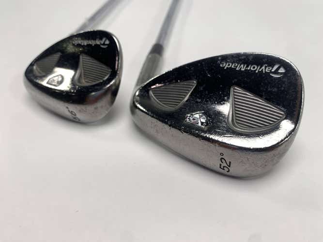TaylorMade Rac Chrome Wedge Set 52* 8 56* Wedge Steel Mens RH
