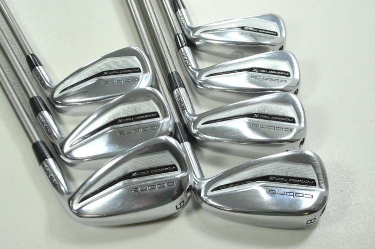 Cobra King Forged Tec X 5-PW,GW Iron Set Stiff Flex Right SteelFiber 95 # 187951