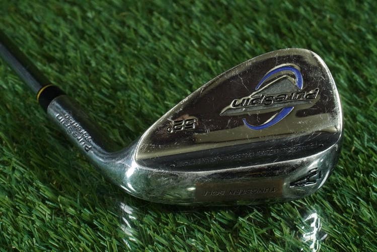 PURE SPIN DIAMOND FACE GAP / ATTACK / APPROACH SCORING WEDGE "A" STEEL RH 52