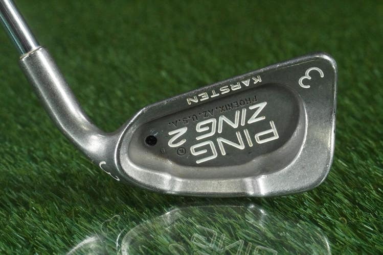 PING ZING 2 KARSTEN 3 IRON STEEL JZ STIFF FLEX BLACK DOT RH ~ L@@K!!