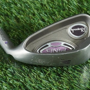PING RHAPSODY PITCHING WEDGE "W" ULT 129 WOMEN'S LADIES FLEX ORANGE DOT 2 FLAT