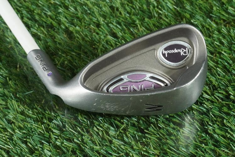 PING RHAPSODY PITCHING WEDGE "W" ULT 129 WOMEN'S LADIES FLEX ORANGE DOT 2 FLAT
