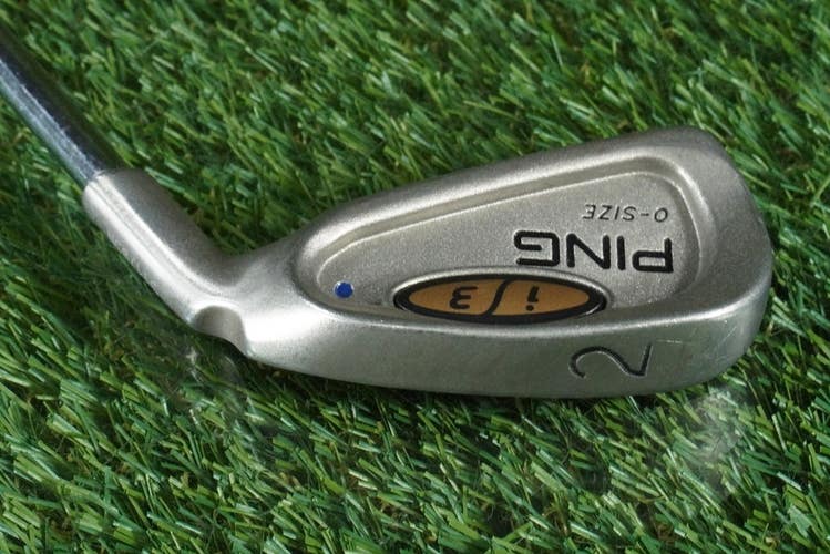 PING I3 O-SIZE 2 IRON CUSHIN JZ STEEL STIFF FLEX BLUE DOT RH ~ L@@K!!