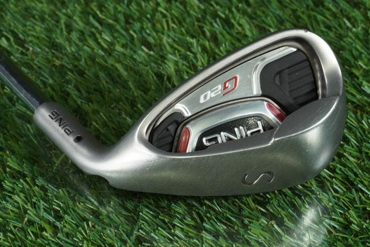 PING G20 SAND WEDGE "S" CFS STEEL REGULAR FLEX BLACK DOT RH ~ NICE!!