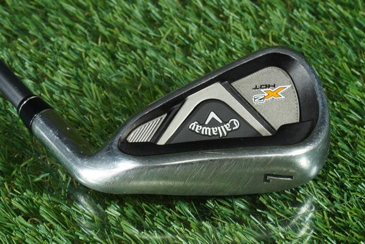 CALLAWAY GOLF X2 HOT 7 IRON 60-R GRAPHITE REGULAR FLEX RH ~ NICE!!