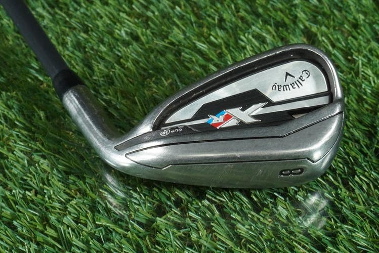 CALLAWAY GOLF XR 8 IRON PROJECT X 4.5 GRAPHITE "A" SENIOR FLEX RH ~ NICE!!