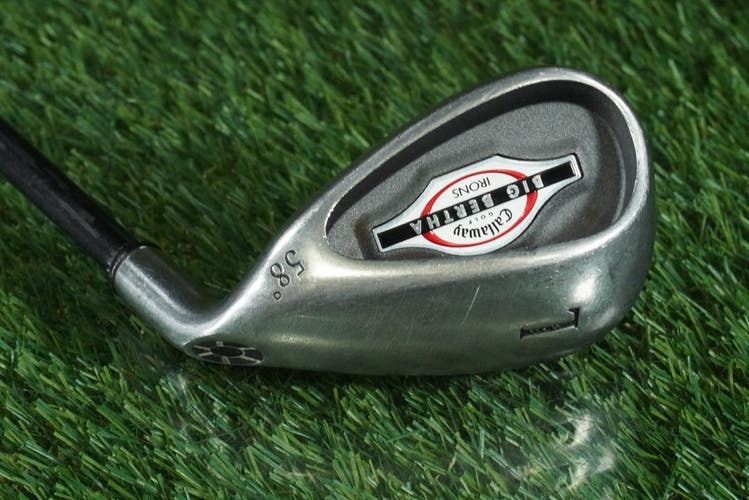 CALLAWAY GOLF 2002 BIG BERTHA LOB WEDGE "L" RCH 75I GRAPHITE REGULAR FLEX RH 58