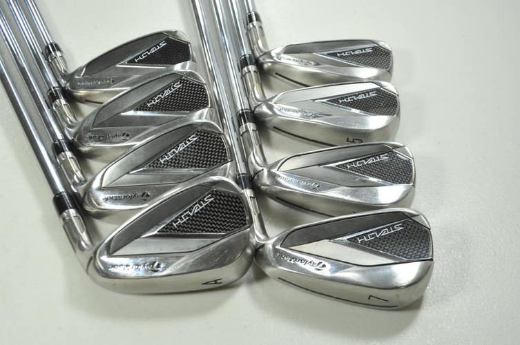 TaylorMade Stealth 4-PW,AW Iron Set Regular Flex Right KBS MAX MT Steel # 199708