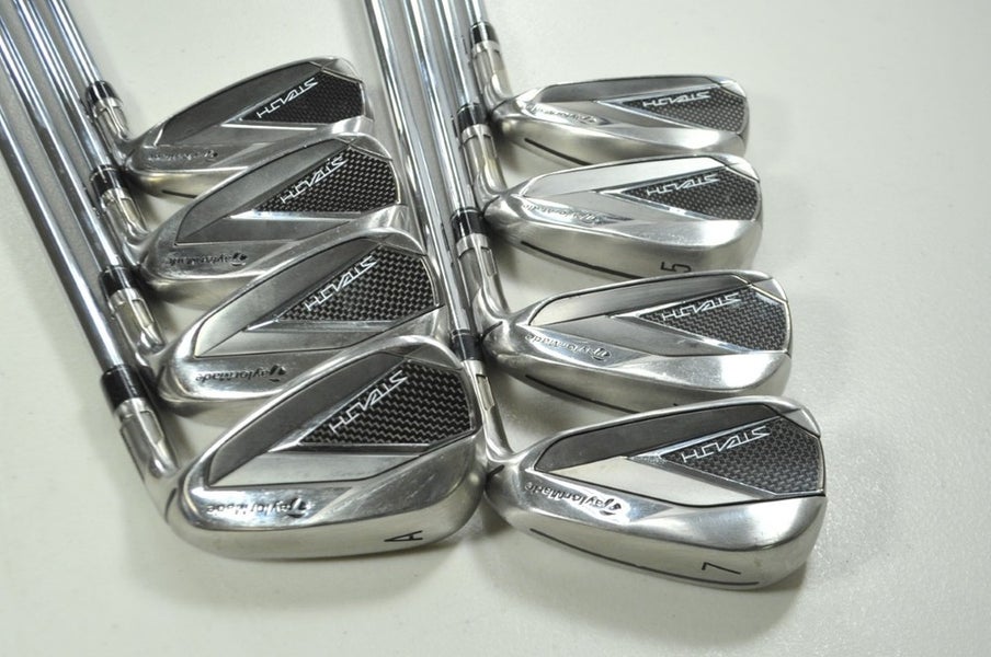 TaylorMade Stealth 4-PW,AW Iron Set Regular Flex Right KBS MAX MT Steel # 199708