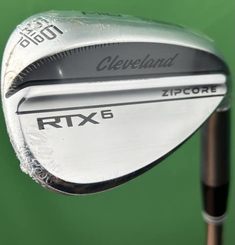Cleveland RTX 6 Tour Satin Sand SW Wedge 56-10* Steel Dynamic Gold Spinner NEW!