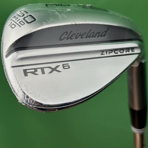 Cleveland RTX 6 Tour Satin Lob LW Wedge 60-10* Steel Dynamic Gold Spinner NEW!