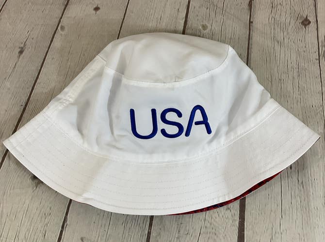 Nike FN4286-635 Adult Unisex Polyester Reversible USA Bucket Hat Multicolor L/XL