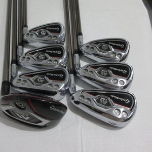 TaylorMade M CGB Hybrid Iron Set - 5H, 6-PW, AW- Senior Flex Graphite +0.5" Long