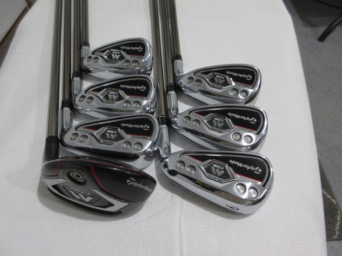 TaylorMade M CGB Hybrid Iron Set - 5H, 6-PW, AW- Senior Flex Graphite +0.5" Long