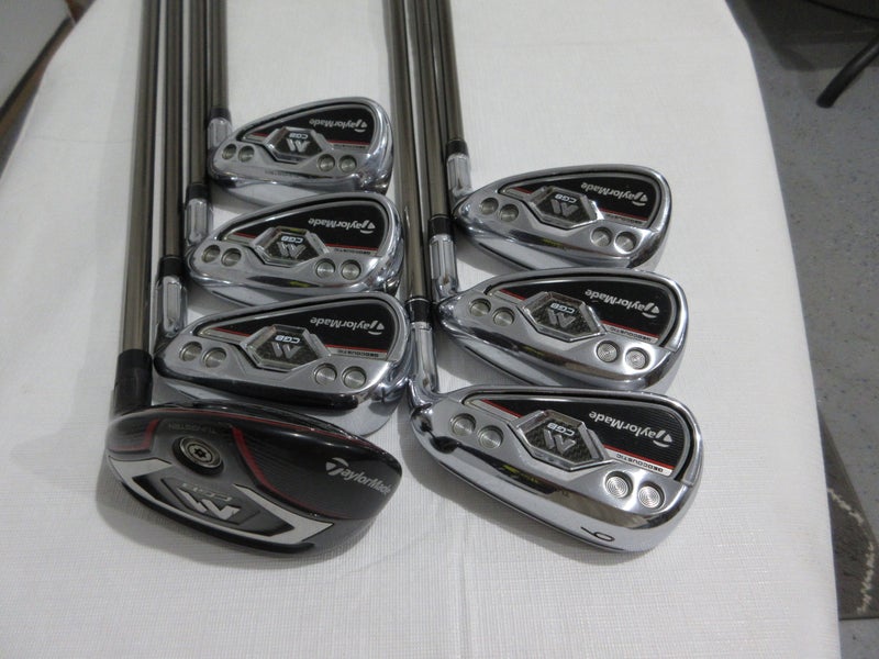 TaylorMade M CGB Hybrid Iron Set - 5H, 6-PW, AW- Senior Flex Graphite +0.5" Long