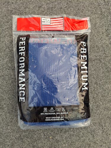 Pearsox Blue Youth Small Socks (New) 22-24"