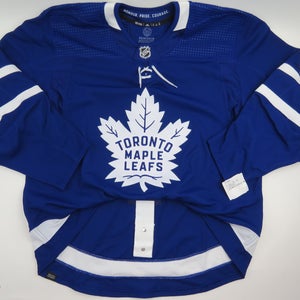 Adidas Toronto Maple Leafs Team Issued Authentic NHL Hockey Jersey Blue 58