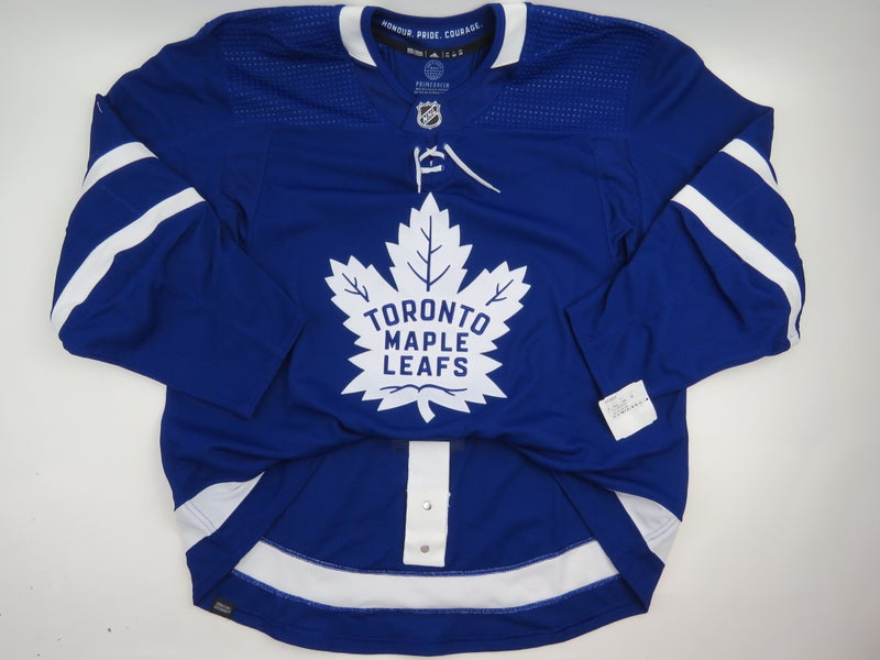 Adidas Toronto Maple Leafs Team Issued Authentic NHL Hockey Jersey Blue 58