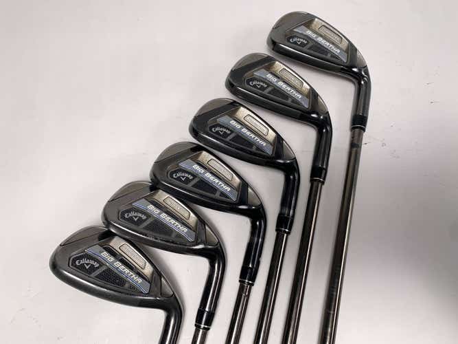 Callaway Big Bertha OS Iron Set 6-PW+SW UST Mamiya Recoil ES 450 F1 Ladies RH