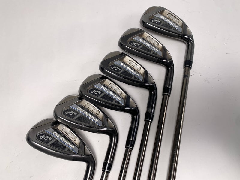 Callaway Big Bertha OS Iron Set 6-PW+SW UST Mamiya Recoil ES 450 F1 Ladies RH