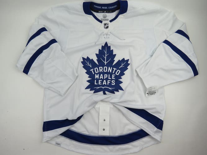 Adidas Toronto Maple Leafs Team Issued Authentic NHL Hockey Jersey White 58 MiC