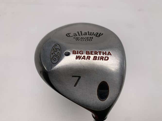 Callaway Big Bertha Warbird 7 Fairway Wood 21* Memphis 10 Regular Steel Mens RH