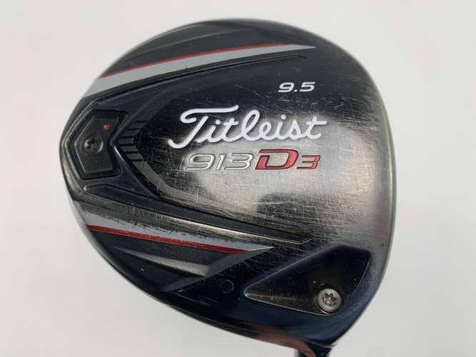 Titleist 913 D3 Driver 9.5* Diamana S+62x5ct 62g Stiff Graphite Mens RH