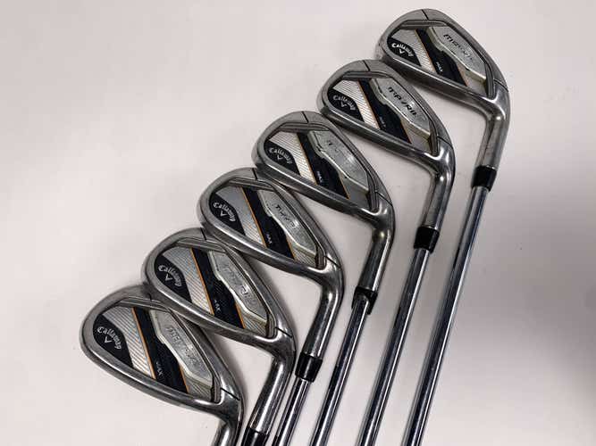 Callaway Mavrik Max Iron Set 5-PW KBS Max CT80 Regular Steel Mens RH