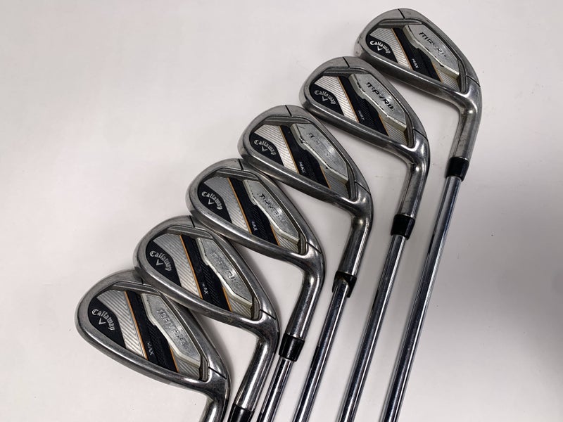 Callaway Mavrik Max Iron Set 5-PW KBS Max CT80 Regular Steel Mens RH