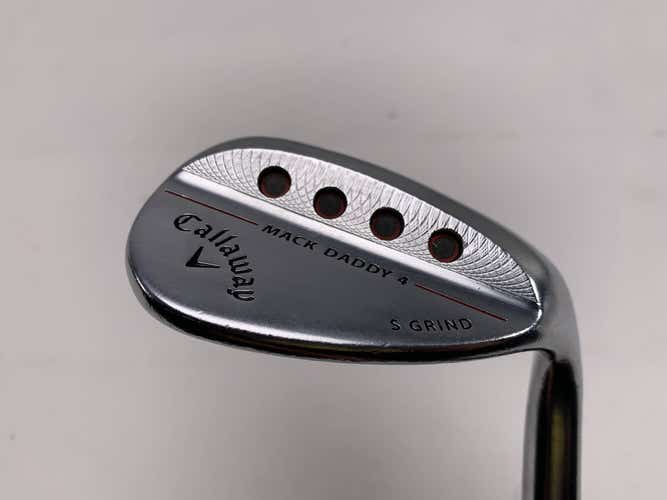 Callaway Mack Daddy 4 Chrome Lob Wedge LW 64* 10 S-Grind UST Mamiya DG Mens RH