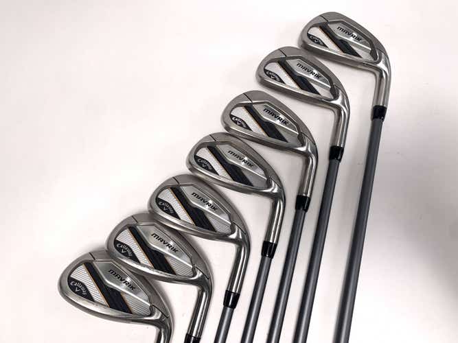 Callaway Mavrik Iron Set 5-PW+GW Project X Catalyst 5.5 Regular Graphite Mens RH