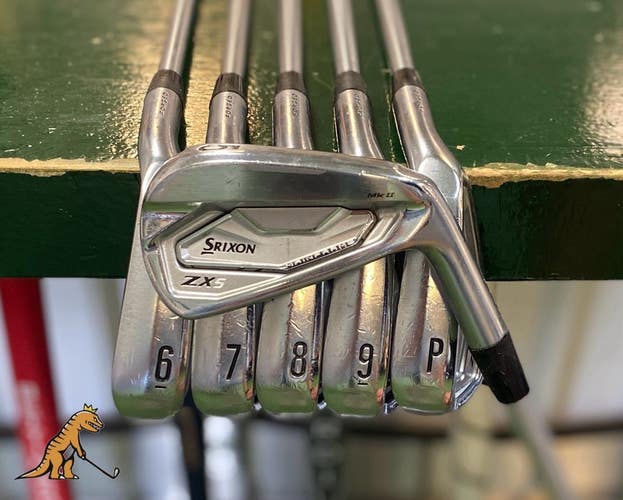 Used RH Srixon ZX5/ZX7 Combo Iron Set 5-PW Project X LZ 125g Steel Extra Stiff