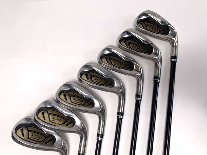 XXIO Prime 10 Iron Set 6-PW+GW+SW SP-1000 Flex 3311 45g Regular Graphite Mens RH