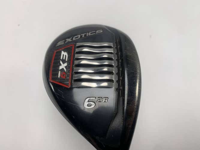 Tour Edge Exotics EX9 6 Hybrid 28* UST Mamiya Recoil 460 F2 Senior RH
