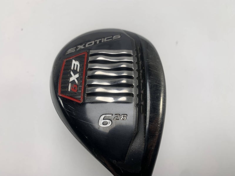 Tour Edge Exotics EX9 6 Hybrid 28* UST Mamiya Recoil 460 F2 Senior RH