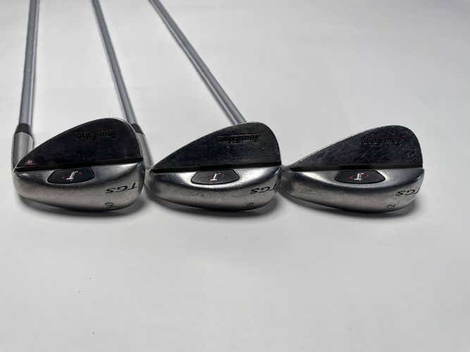 Tour Edge TGS Wedge Set 52* 56* 60* Pure Feel Wedge Steel Mens RH