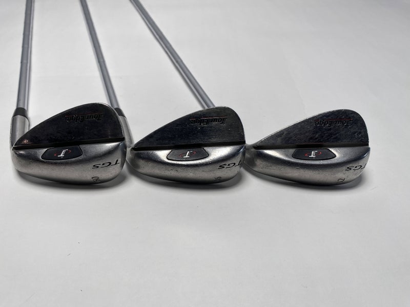 Tour Edge TGS Wedge Set 52* 56* 60* Pure Feel Wedge Steel Mens RH