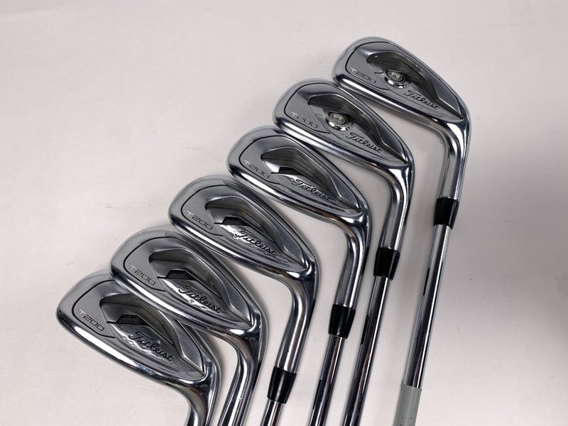 Titleist T200 Iron Set 6-PW+GW True Temper AMT S300 Black Stiff RH