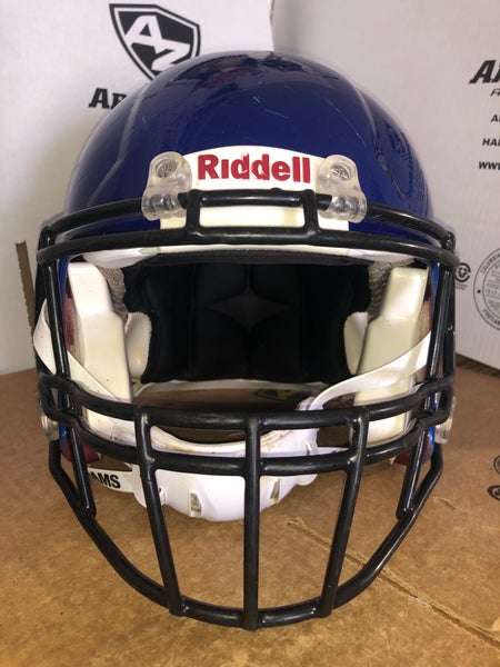 USED RIDDELL SPEED ADULT HELMET - MEDIUM - ROYAL BLUE METALLIC