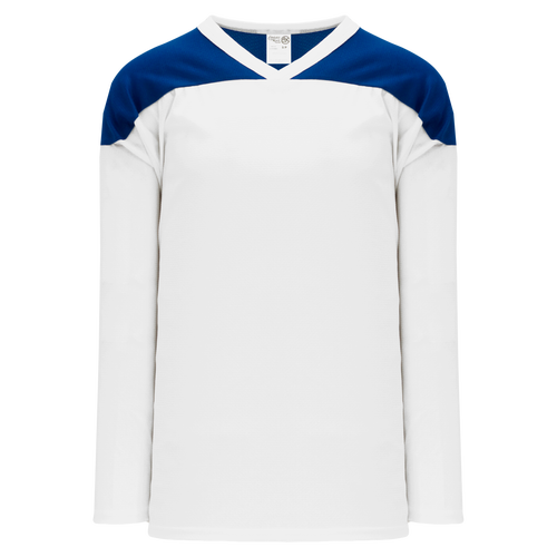 White/Royal Blue AK Hockey Practice Jersey Jersey