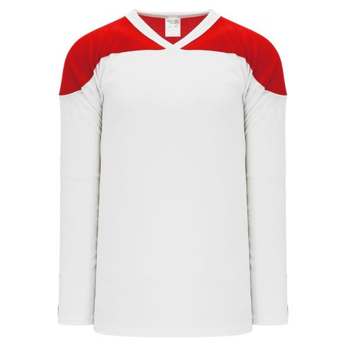 White/Red Blue AK Hockey Practice Jersey Jersey
